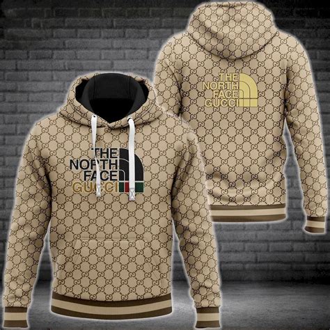 gucci north face collection|gucci north face hoodie brown.